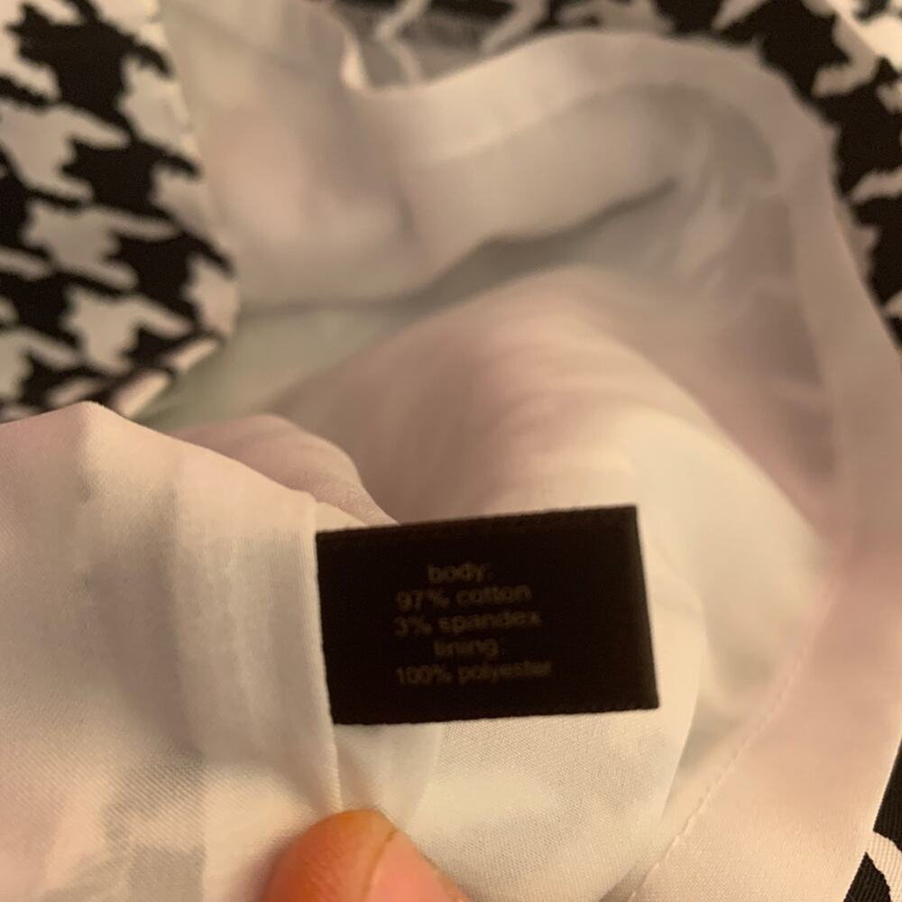 THE LIMITED Women’s Black/White Fully Lined Pencil Skirt / Size: 6 - Picture 4 of 9